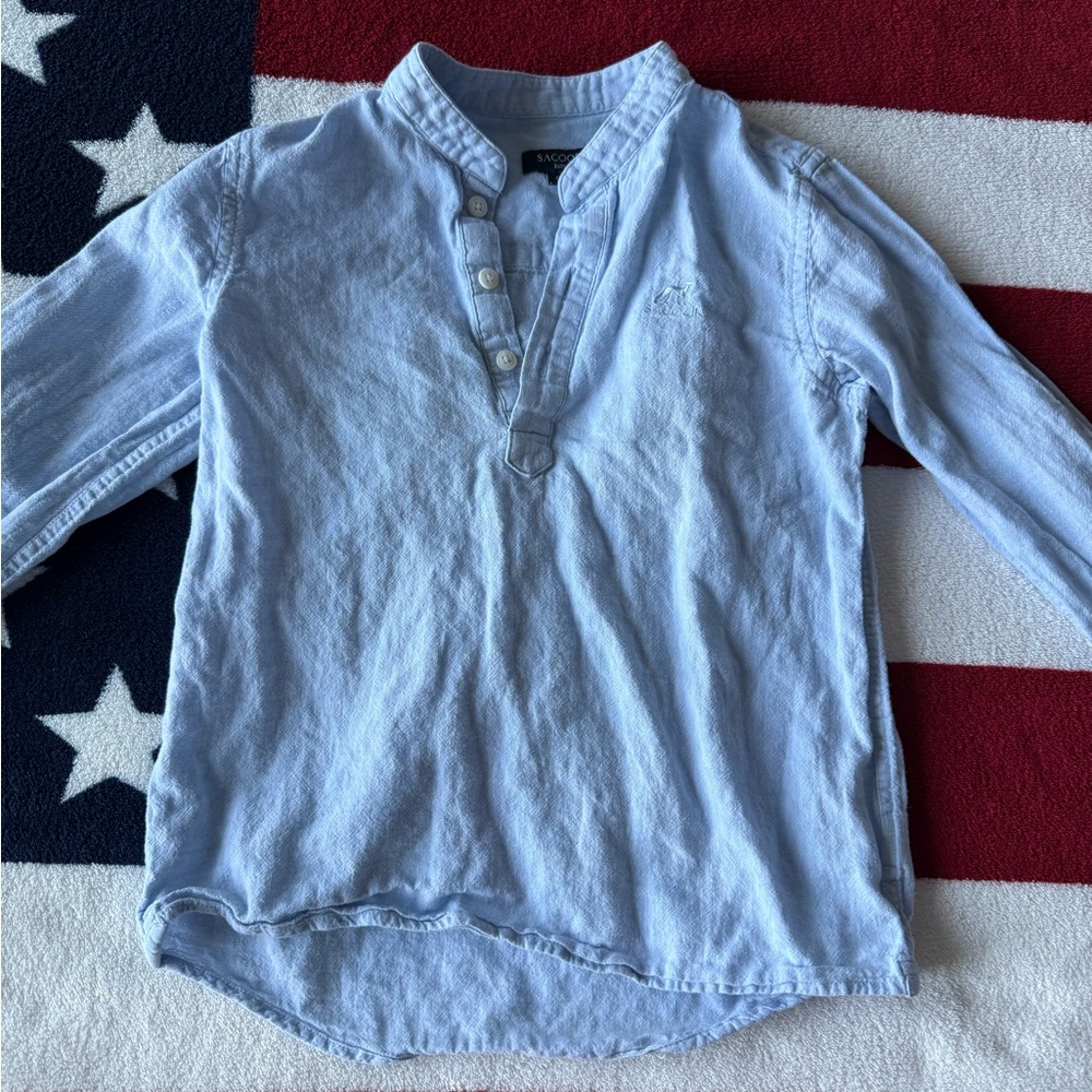 Sacoor Light Blue Kids Button Down Shirt
